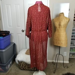 Time and Tru Long Kimono
